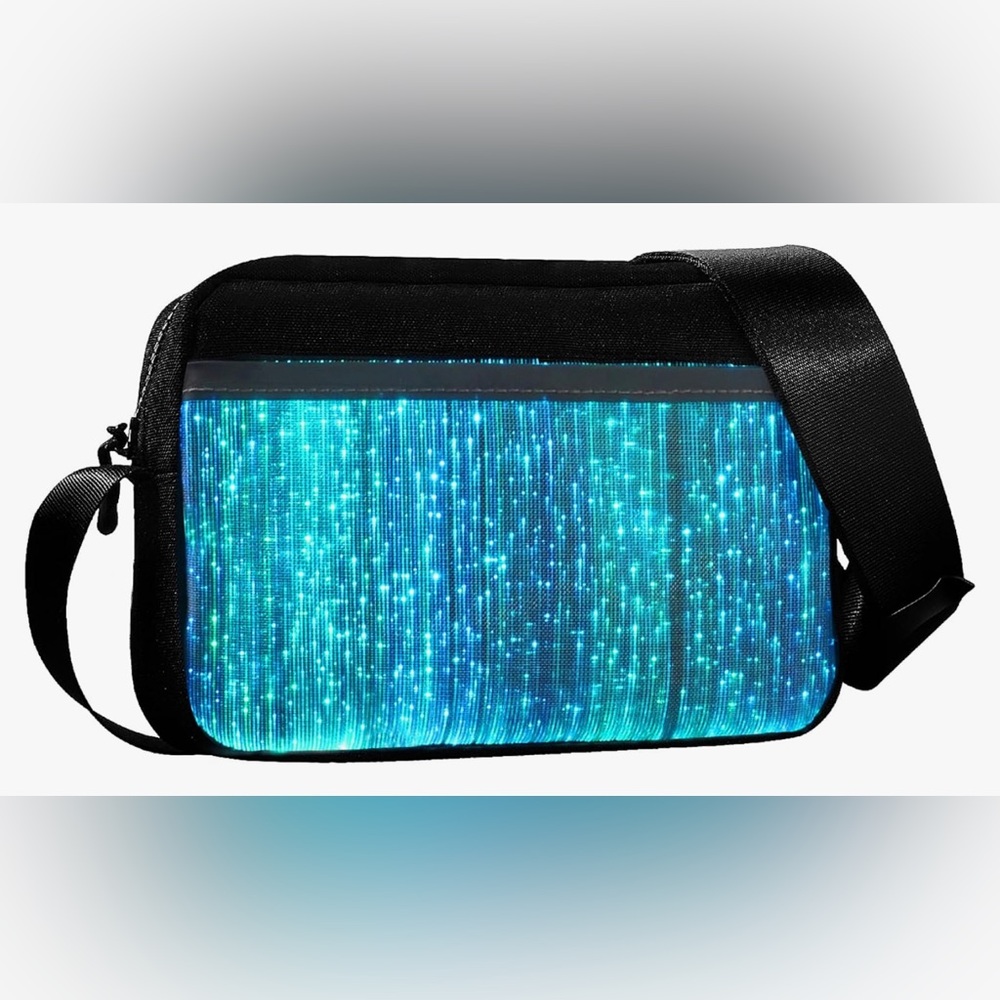 NWT Led Crossbody Bag Small Light Up Purse, AVAILABLE IN WHITE OR BLACK